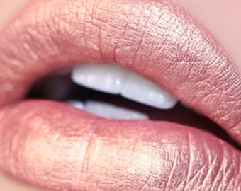 Reflection Rose Gold Lipstick & Liner - Vegan, Nontoxic