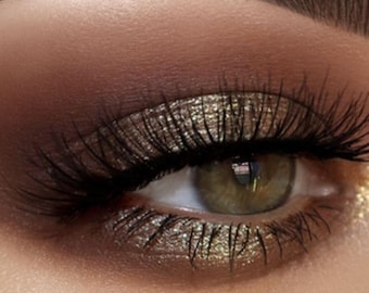 Dúo de sombras de ojos minerales: ¡Consigue este look! Maquillaje de ojos y delineador totalmente natural y vegano.