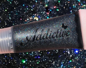 Black Magic Glitter Lip Gloss - Vegan, Cruelty-Free