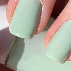 COOL as A CUCUMBER- 10 Toxin Free Nail Polish- Vegan Friendly, Cruelty Free