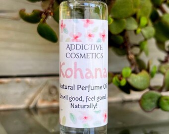 Aceite perfumado floral Kohana – Apto para veganos, fragancia totalmente natural.
