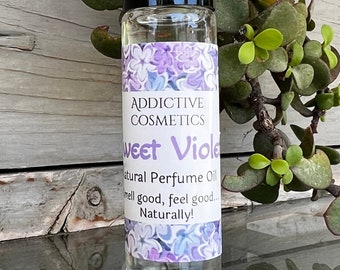 Olio profumato naturale SWEET VIOLET - Adatto ai vegani