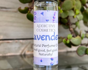 Perfume de aceite esencial de lavanda – Roll-on vegano de aceite de coco
