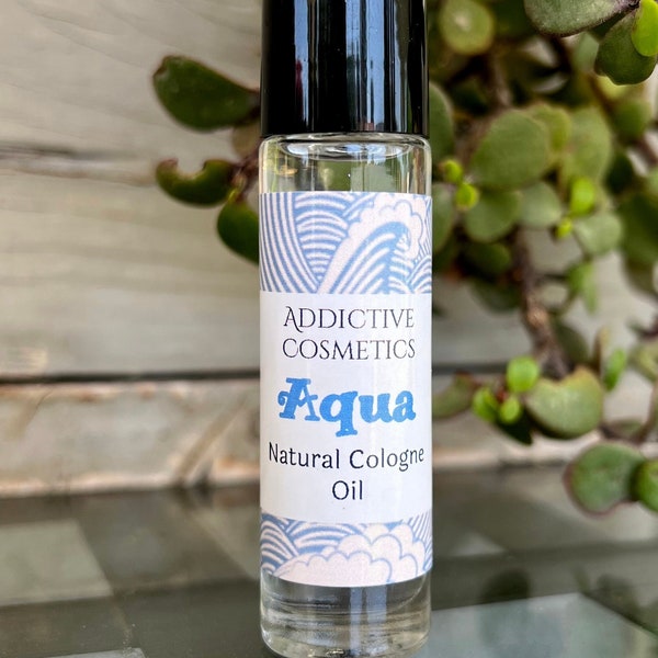 AQUA Natural Cologne Oil- Vegan Friendly Fragrance