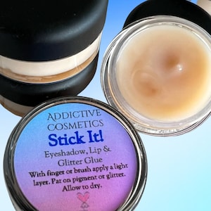 STICK IT! Eyeshadow Primer, Base and Glitter Glue- Makes eyeshadows and glitters budge proof and waterproof! Vegan, Cruelty Free