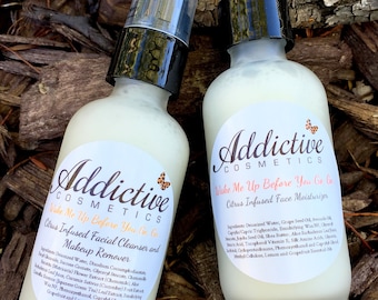 Wake Me Up Before You Go, Go- Invigorating, Citrus Infused Botanical Face Moisturizer and Face Wash- Vegan Friendly, Cruelty Free