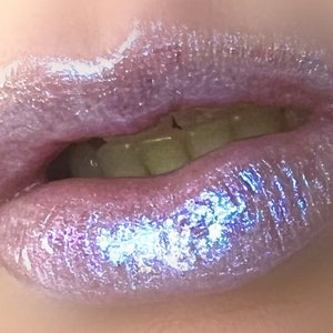 Glitter Lip Pearly White Base Clear Lip Gloss Transparent Makeup Lips Gift  4ml
