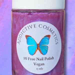 Esmalte de uñas sin toxinas WONDERLAND 10: apto para veganos y libre de crueldad animal