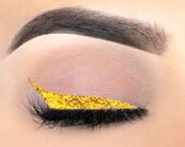 GOLD RUSH Mini Glitter Liquid Eyeliner- All Natural, Vegan Friendly