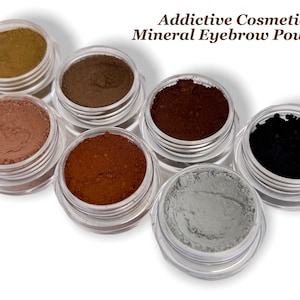 MINERAL EYEBROW POWDER- Angled brush included! All Natural, Vegan Friendly Eyebrow Filler- Don&#39;t neglect your Brows