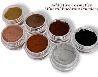 MINERAL EYEBROW POWDER- Angled brush included! All Natural, Vegan Friendly Eyebrow Filler- Don&#39;t neglect your Brows