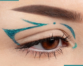 TRANCE Kuchen Eyeliner mit Applikatorbürste - Wasseraktivierter Eyeliner - Veganerfreundlich, ohne Tierversuche
