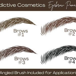 Eyebrow Pomades- All Natural, Vegan Friendly Eyebrow Filler- Don&#39;t neglect your Brows!