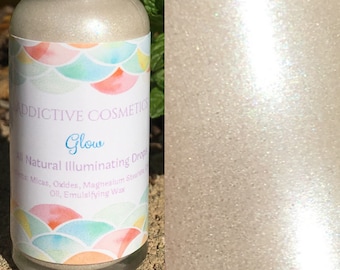 GLOW Illuminator- All Natural Illuminating Drops- Primer, Skin Illuminator, Highlighter. Brand New Formula!