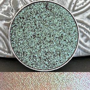 TEA TIME Multi Chrome Holographic Color Shift Eyeshadow- 26mm pressed Pan or Compact- Vegan Friendly, Cruelty Free