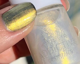 GEMINI- ZODIAC COLLECTION- Sheer White Gold Nail Polish- 10 Toxin