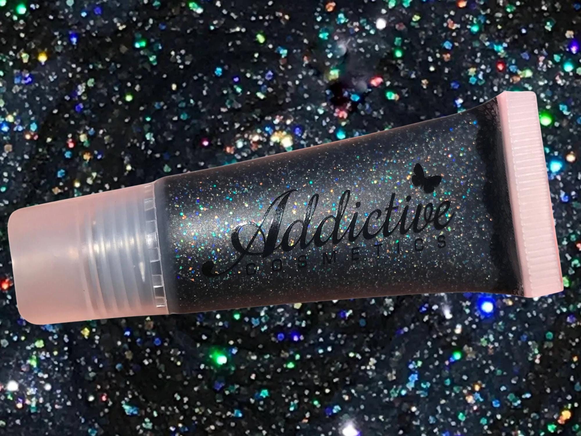 Black Magic Glitter Lip Gloss - Vegan, Cruelty-Free