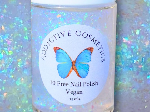 ECLIPSE Flake Nail Topper – 10 Toxin Free, Vegan Nail Polish
