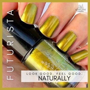 FUTURISTA Multi-chrome Color Shift Nail Polish- 10 Toxin Free Nail Polish. Cruelty Free, Vegan Friendly. Limited Quantity