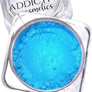 GROUPIE Blue Shimmer Mineral Eyeshadow or Eyeliner Makeup- All Natural Makeup, Vegan Friendly