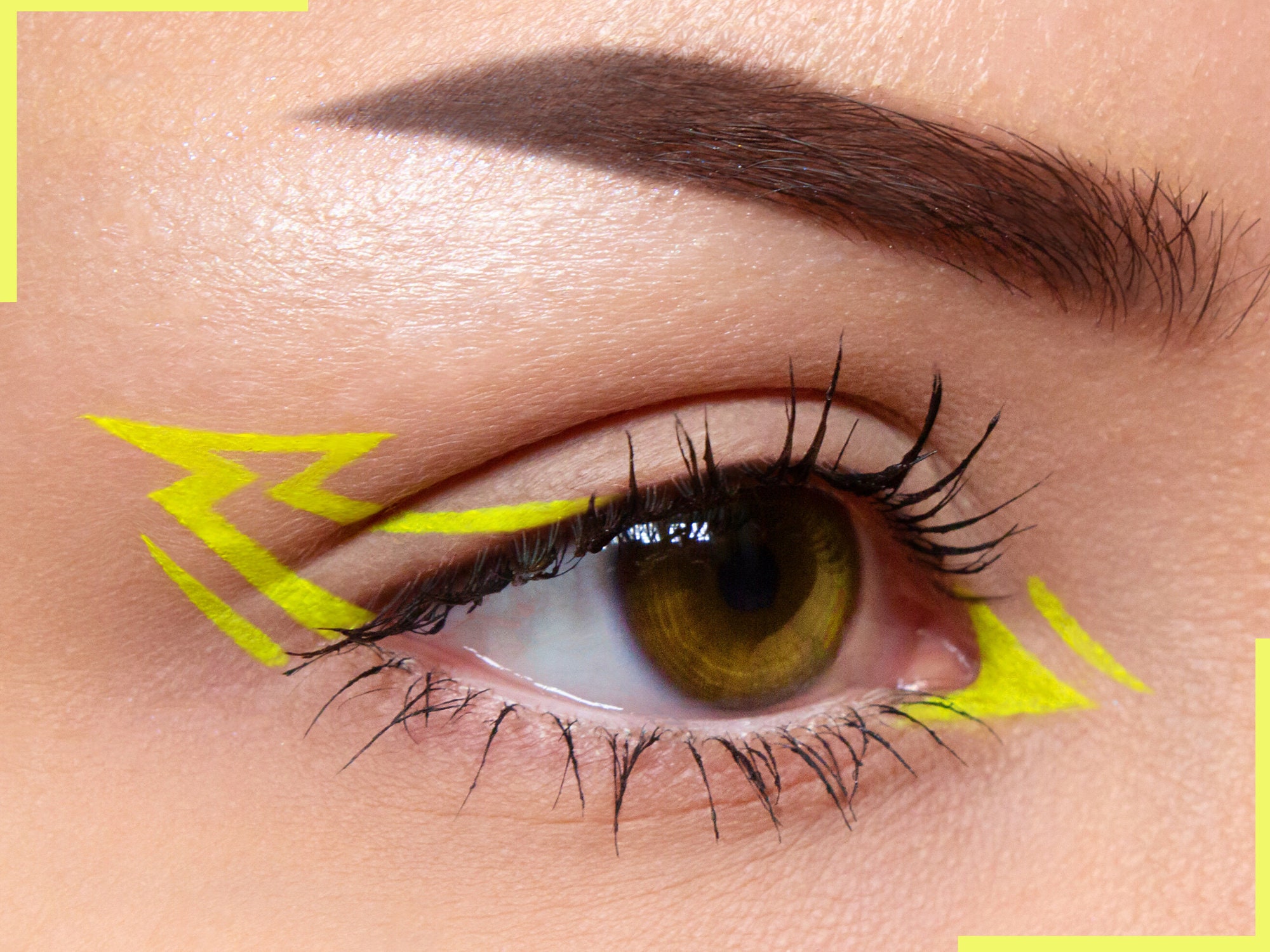 Liner Cake Neon Eyeliner Maquillage Fluorescent Dans le Noir Pintur