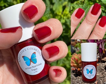 REDRUM 10 Toxin Free Nail Polish- Vegan Friendly, Cruelty Free