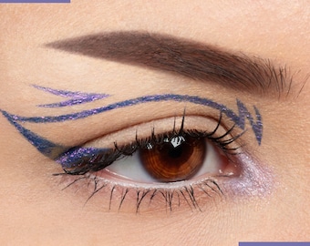 DAZE Cake Eyeliner with Applicator Brush- Water Activated Eyeliner- Vegan Friendly, Cruelty Free