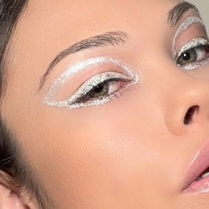 SHOOTING STAR All Natural Glitter Gel Aloe based, Vegan Friendly Glitter Makeup Gel for Eyes, Face, Hair and Body image 2