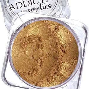 EGYPTIAN Gold Eyeshadow and Eyeliner Mineral Makeup- All Natural, Vegan Friendly