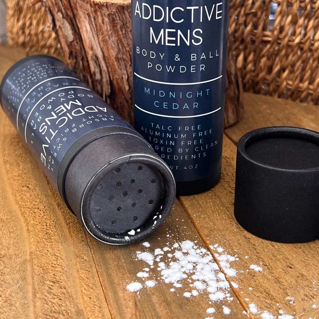 Men's Body Powder: Natural Anti-chafing Deodorant - [scent Choice] - Etsy
