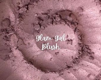 GLAM GAL Handmade Mineral Blush Makeup- All Natural, Vegan Friendly Cosmetics