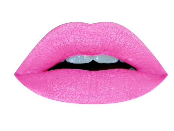 VIOLENT FEMME Hot Pink Lipstick and Liner. Vegan Friendly. Etsy