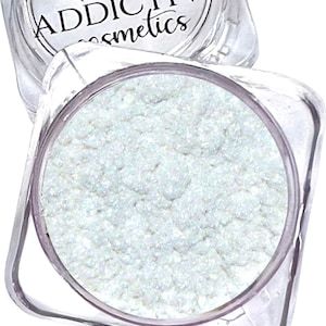 SUGASHACK Glanzende witte oogschaduw en eyeliner - volledig natuurlijke minerale make-up, veganistische, dierproefvrije oogschaduw