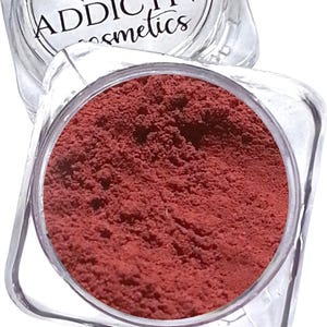 RED LEATHER マットミネラルアイシャドウ - オールナチュラルメイク、ビーガンアイシャドウ、無毒メイク