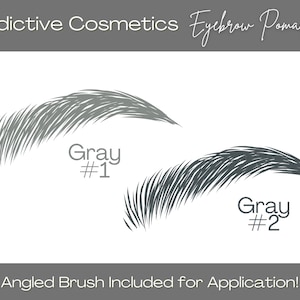 Eyebrow Pomades- GRAYS- All Natural, Vegan Friendly Eyebrow Filler- Don&#39;t neglect your Brows!