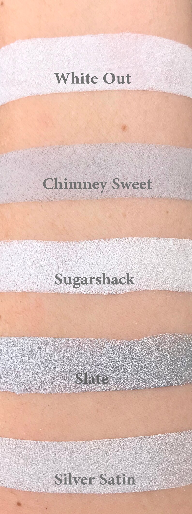 WHITE OUT Matte White Eyeshadow and Eyeliner Makeup All Etsy