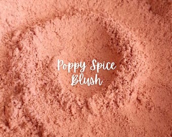 Colorete mineral mate POPPY SPICE - Totalmente natural, apto para veganos