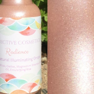 RADIANCE Illuminator- All Natural Illuminating Drops- Primer, Skin Illuminator, Highlighter- Brand New Formula!