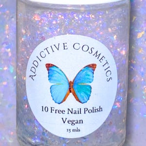 METEOR SHOWER Flake Nail Topper- 10 Toxin Free Nail Polish- Vegan Friendly, Cruelty Free