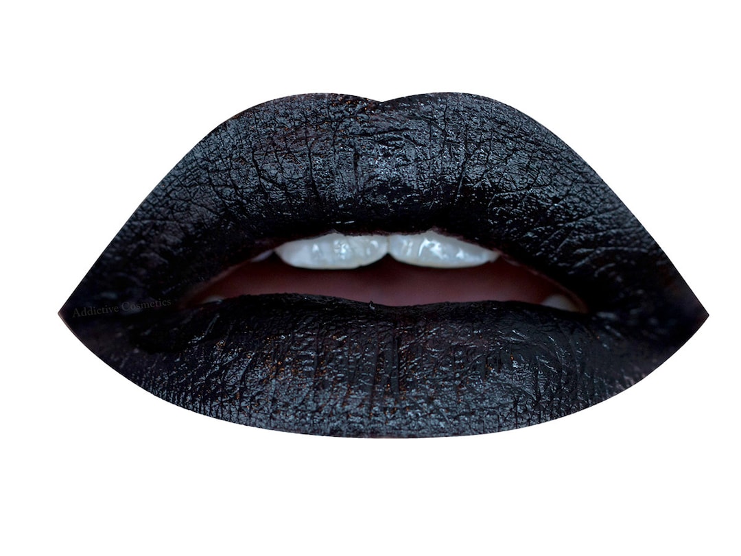 MISFIT Black Lipstick All Natural Lipstick and Liner Vegan Friendly - Etsy