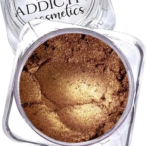 Sombra de ojos marrón dorado totalmente natural DOWNTOWN BROWN: sombra de ojos y delineador veganos, maquillaje libre de crueldad animal