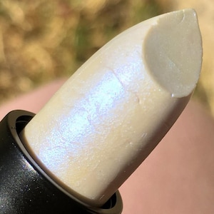 BLUE SPARX Frosty Blue Sheer Lipstick- All Natural Lipstick and Liner- Vegan and Cruelty Free Makeup