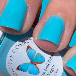 BELLA BLUE- 10 Toxin Free Nail Polish- Vegan Friendly, Cruelty Free