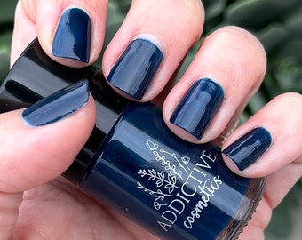 JUST NAVY- 10 Toxin Free Nail Polish- Vegan Friendly, Cruelty Free