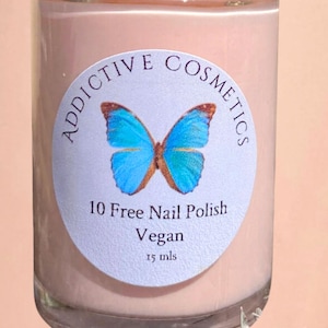 LUSCIOUS LYCHEE- 10 Toxin Free Nail Polish- Vegan Friendly, Cruelty Free