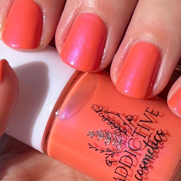 TANGERINE DREAM- 10 Toxin Free Nail Polish. Cruelty Free and Vegan Friendly.