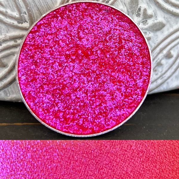 RING AROUND The ROSY Multi Chrome Holographic Color Shift Eyeshadow- 26mm pressed Pan or Compact- Vegan Friendly, Cruelty Free