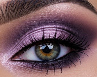 Dúo de sombras de ojos minerales: ¡Consigue este look! Maquillaje de ojos y delineador totalmente natural y vegano.