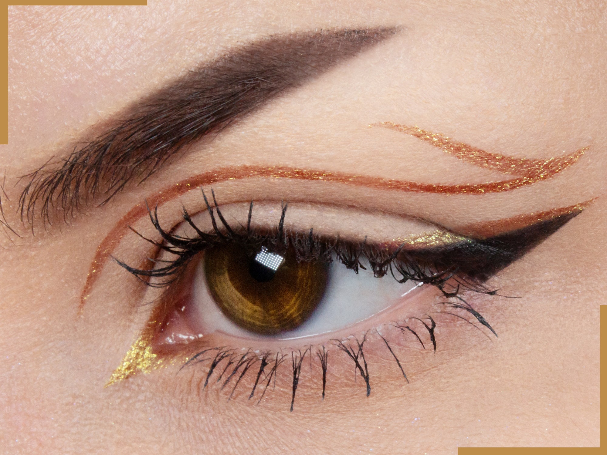 BRIGHT YELLOW Cake Eyeliner with Applicator Brush- Water Activated Eye -  Addictive Cosmetics