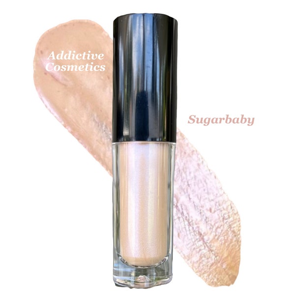 SUGARBABY Liquid Color and Highlighter for Eyes, Cheeks and Lips- Clean, Non Toxic Formula- Vegan Friendly and Cruelty Free